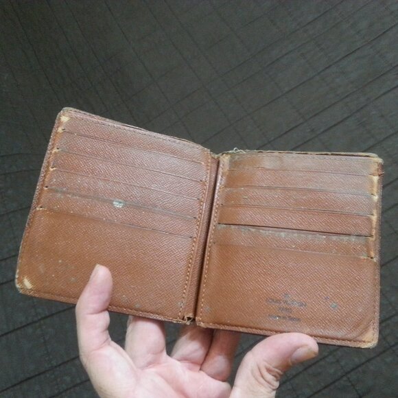 Vintage LV Louis Vuitton Monogram Wallet Bifold Men's Women's Unisex - Picture 4 of 13